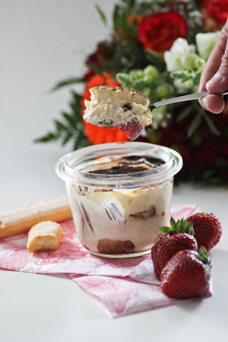 Rezeptbild: Erdbeer-Tiramisu
