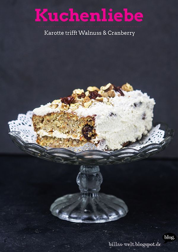 Rezeptbild: Karottenkuchen mit cremigem Frosting