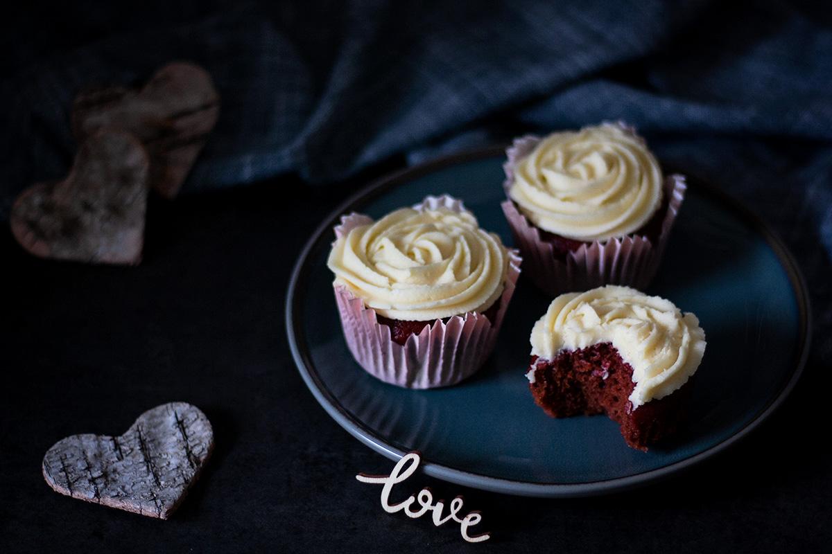 Rezeptbild: Red Velvet Cupcakes zum Verlieben
