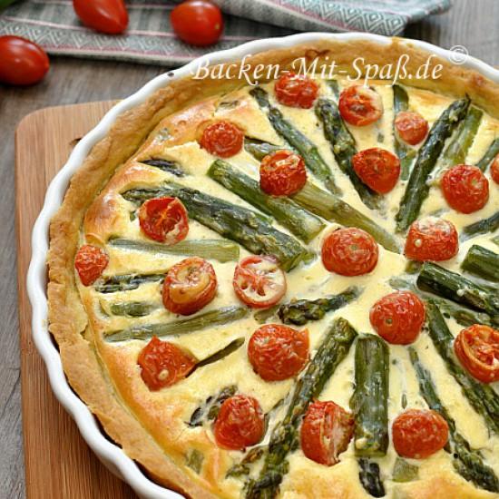 Rezeptbild: Grüne Spargeltarte