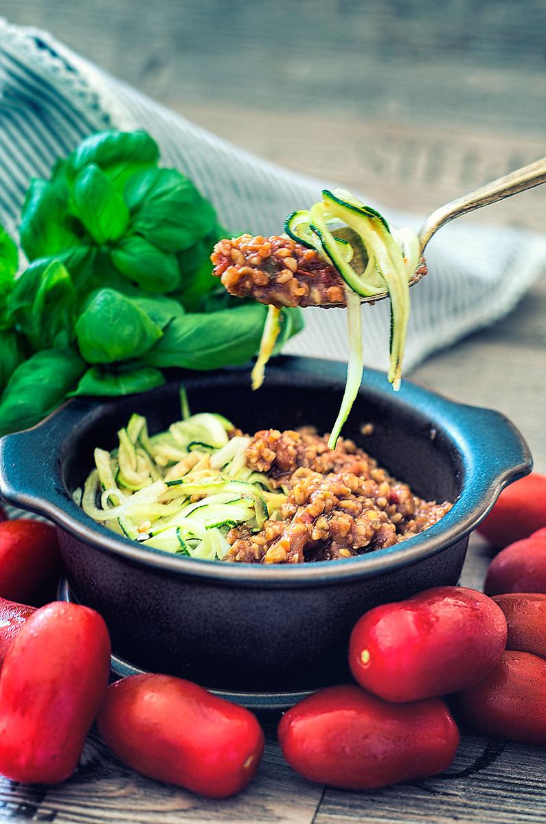 Rezeptbild: Grünkern Tomaten Bolognese