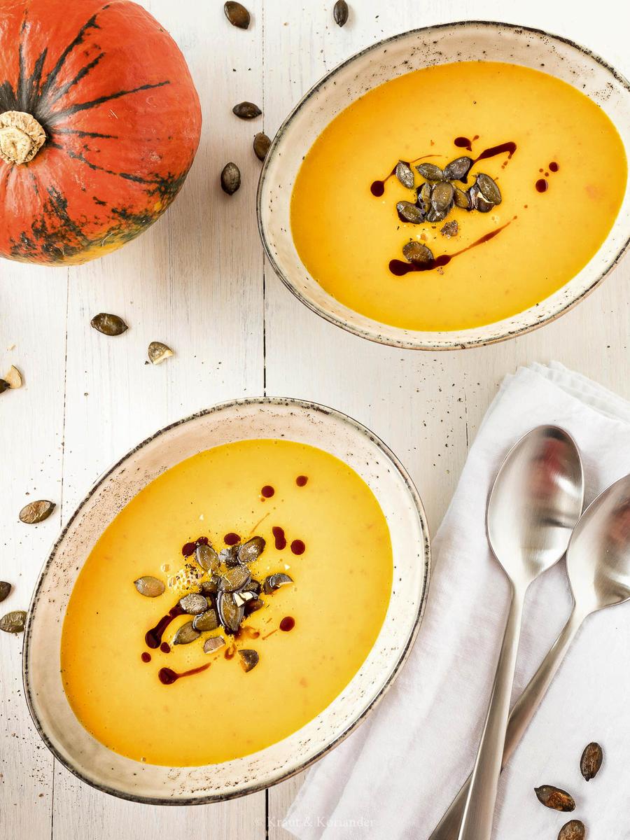 Rezeptbild: Kürbiscremesuppe