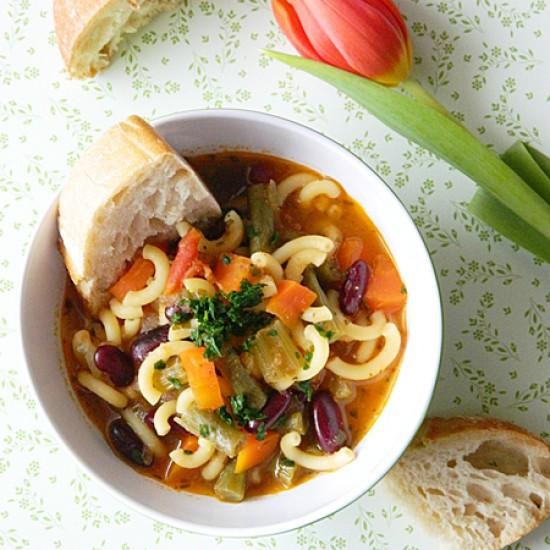 Rezeptbild: Minestrone Suppe