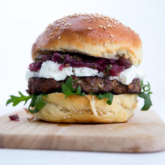 Rezeptbild: The Giant Goat Burger