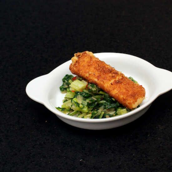 Rezeptbild: Gouda, Stielmus und Chili