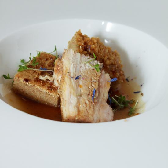 Rezeptbild: Sous-vide gegarter Schweinebauch