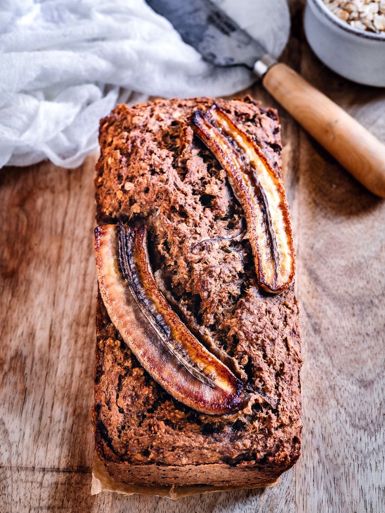 Rezeptbild: Bananenbrot. Zuckerfrei, glutenfrei, vegan