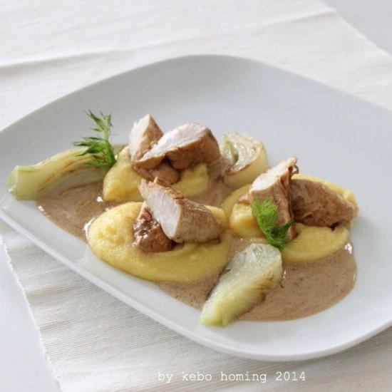 Rezeptbild: Huhn deluxe in Paprikasauce