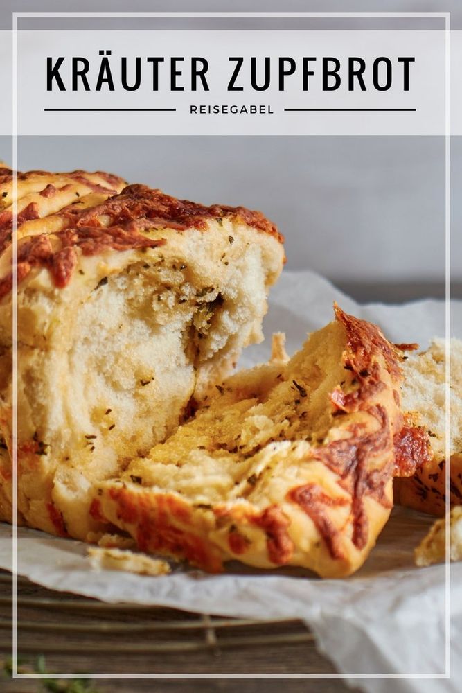 Rezeptbild: Kräuter Zupfbrot mit Mozzarella