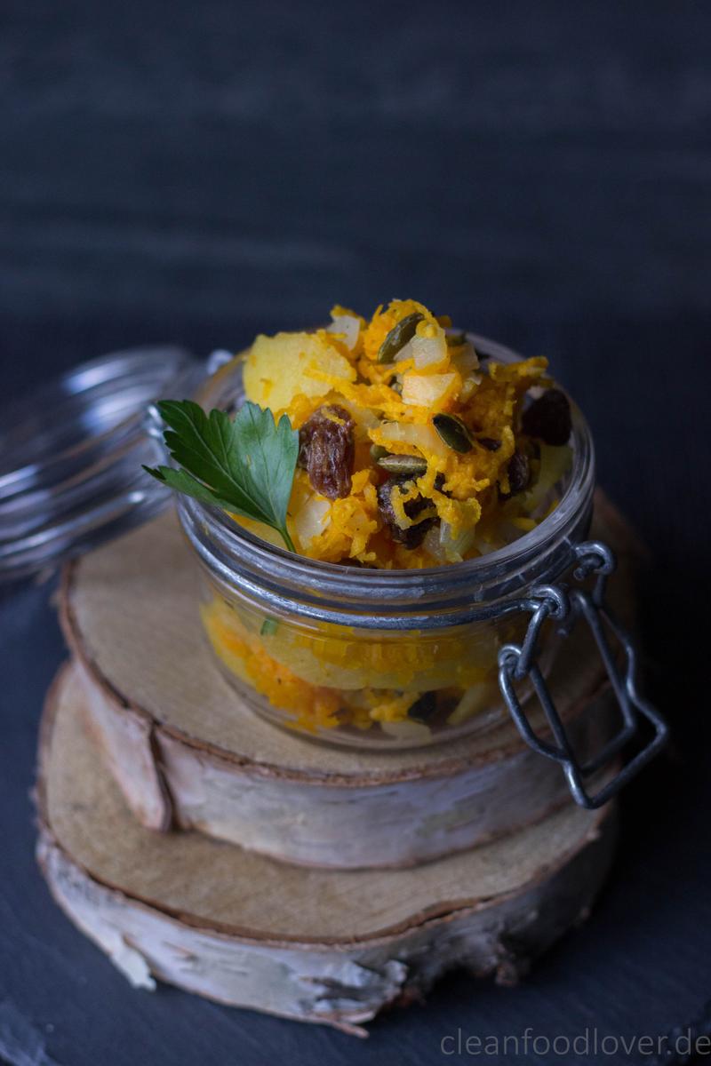 Rezeptbild: Kürbis-Kartoffel-Salat | vegan & ayurvedisch