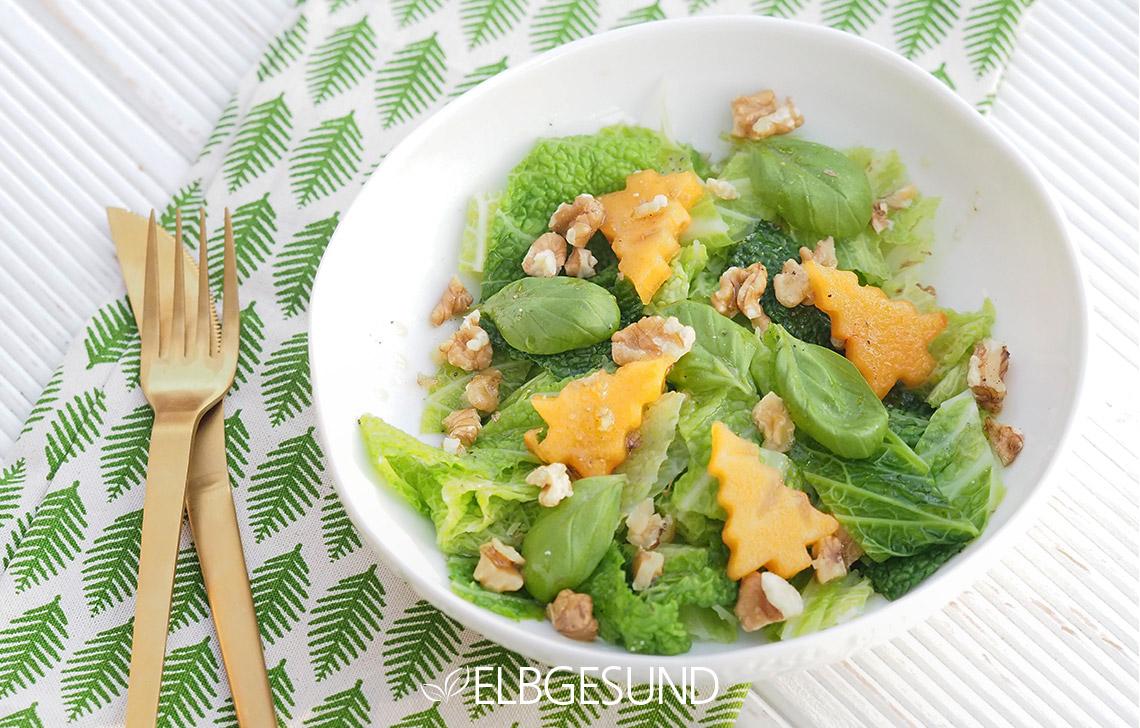 Rezeptbild: Wirsing-Salat – das neue Trend-Gemüse aus der Familie Kale