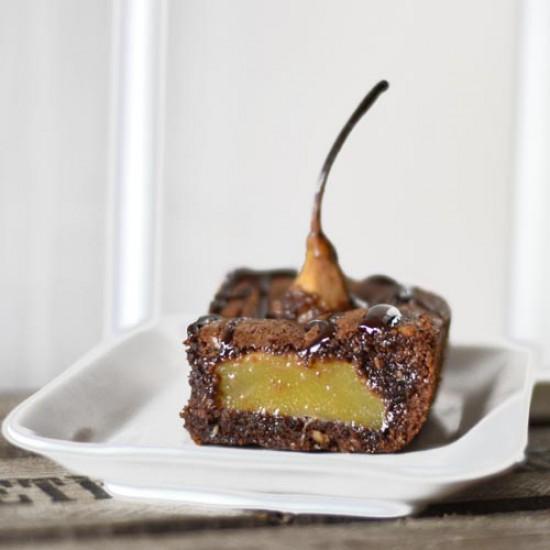 Rezeptbild: Birnen Brownies