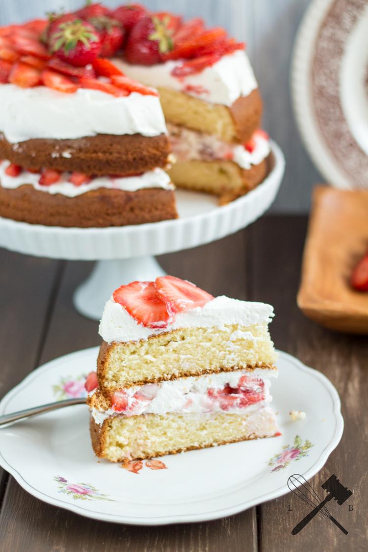 Rezeptbild: Erdbeer "Shortcake" Cake