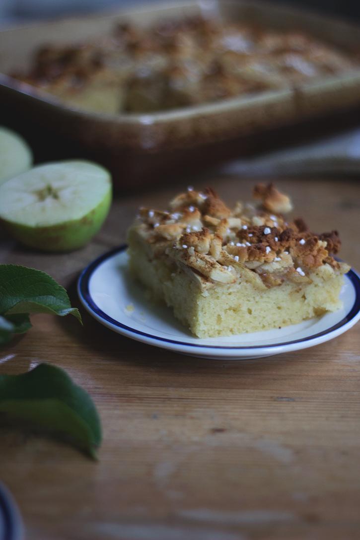 Rezeptbild: Schwedischer Apfelkuchen vom Blech