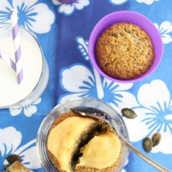 Rezeptbild: Kürbiskern-Mohn-Financiers