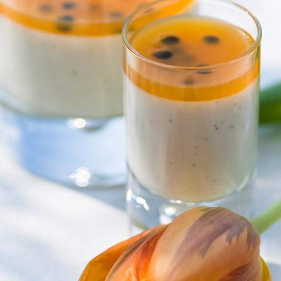 Rezeptbild: Joghurt Honig Panna Cotta