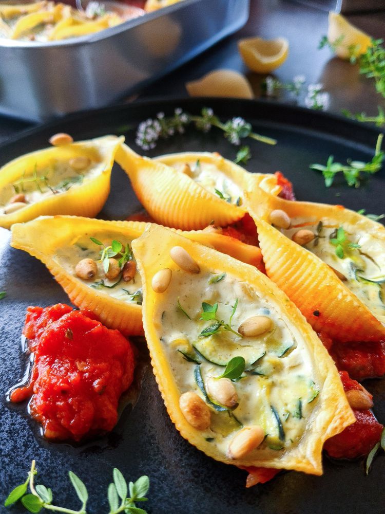 Rezeptbild: Ricotta Muschelpasta