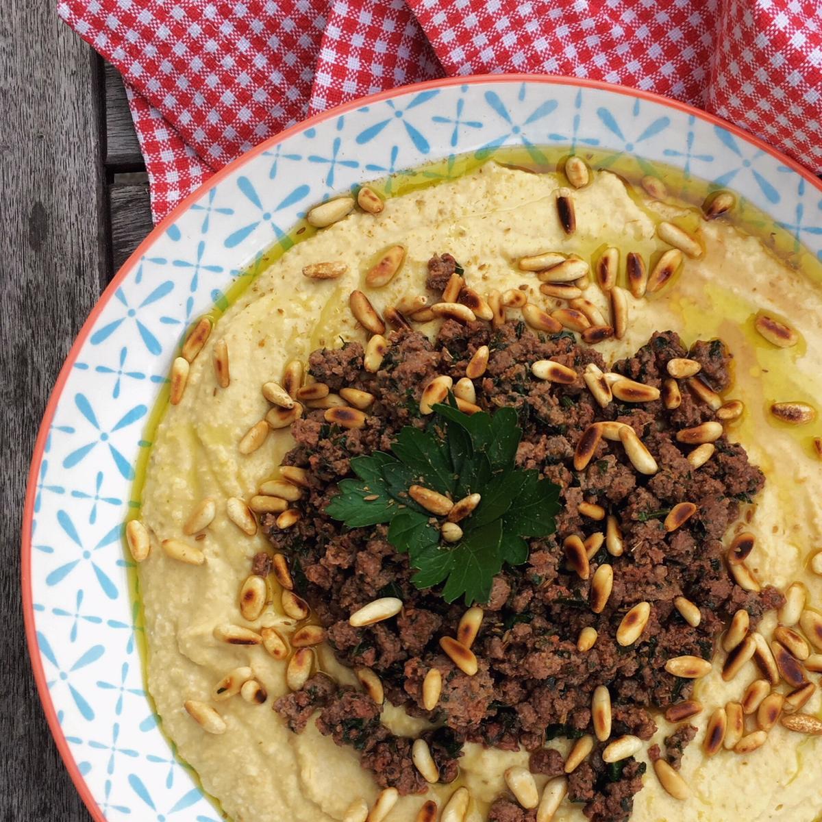 Rezeptbild: Kawarma & Hummus