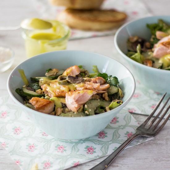 Rezeptbild: Leichter Lachssalat