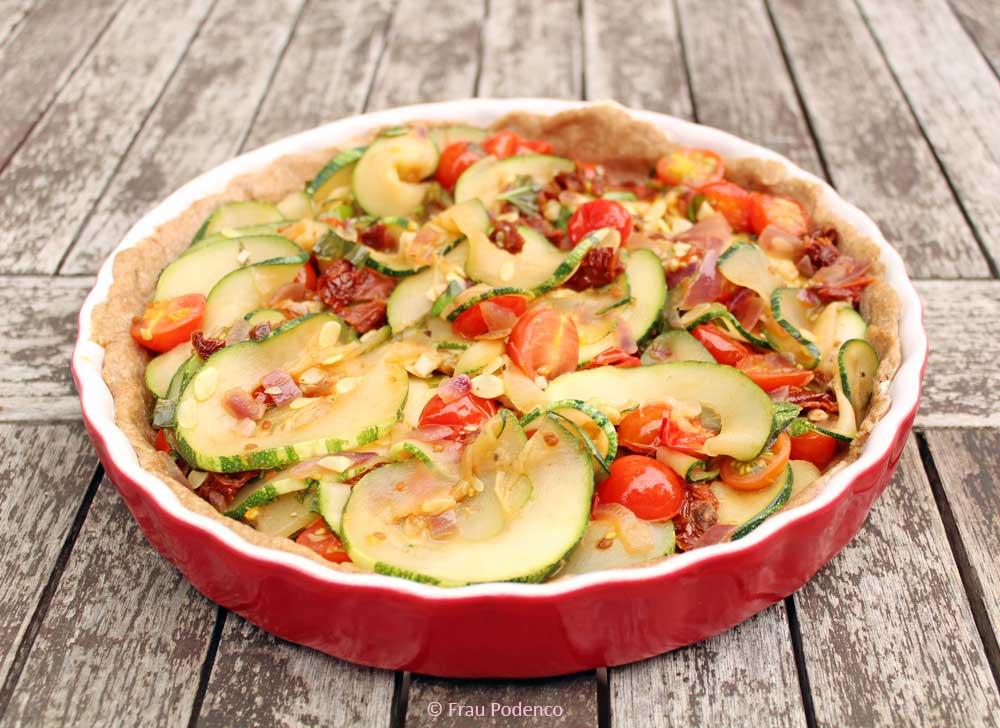 Rezeptbild: Zucchini-Tarte