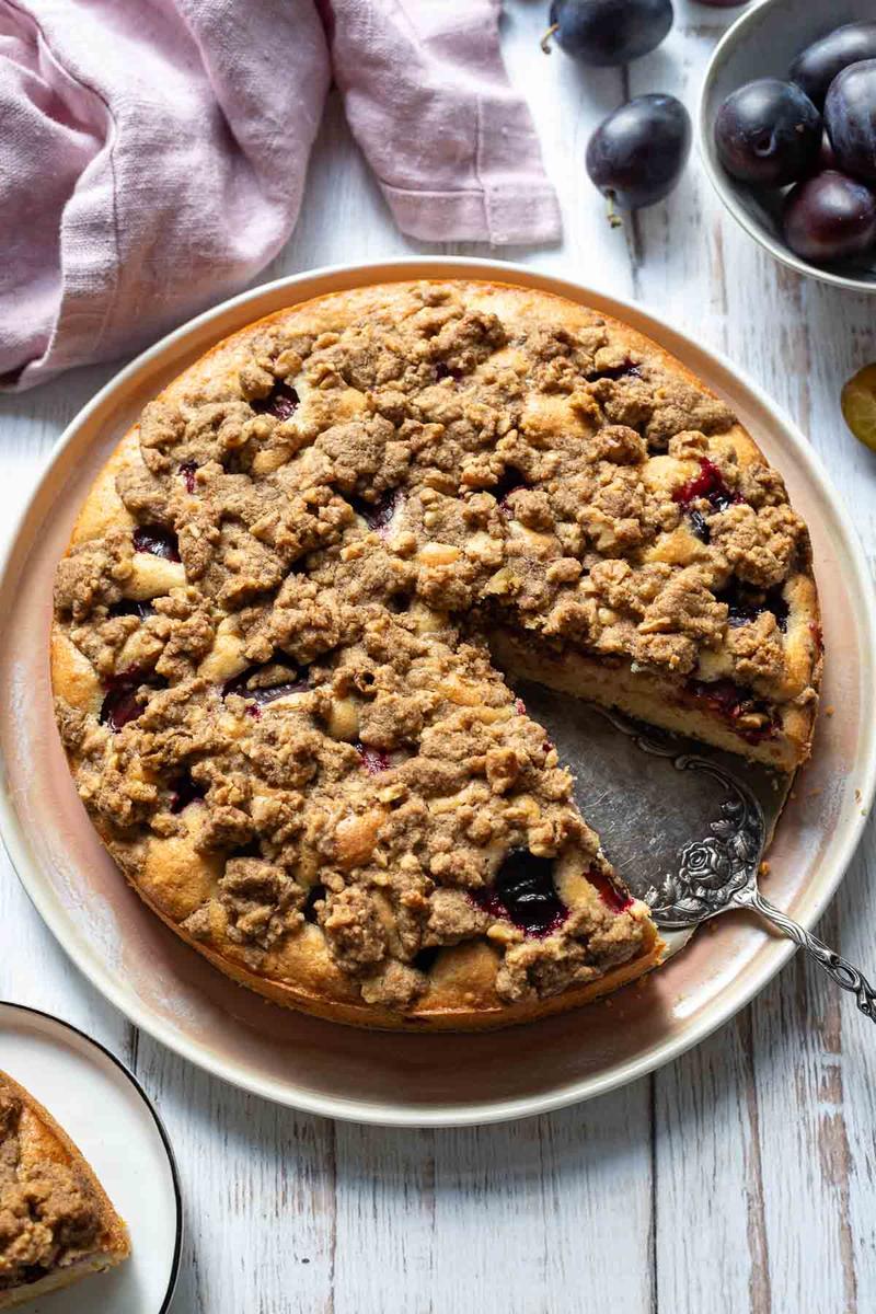 Rezeptbild: Streuselkuchen mit Zwetschgen