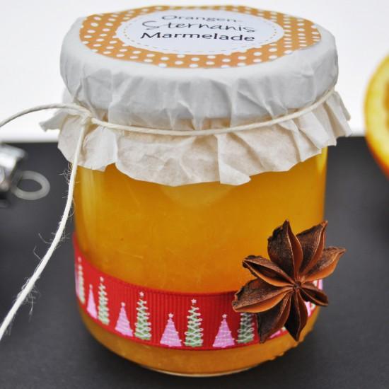 Rezeptbild: Orangen-Sternanis-Marmelade
