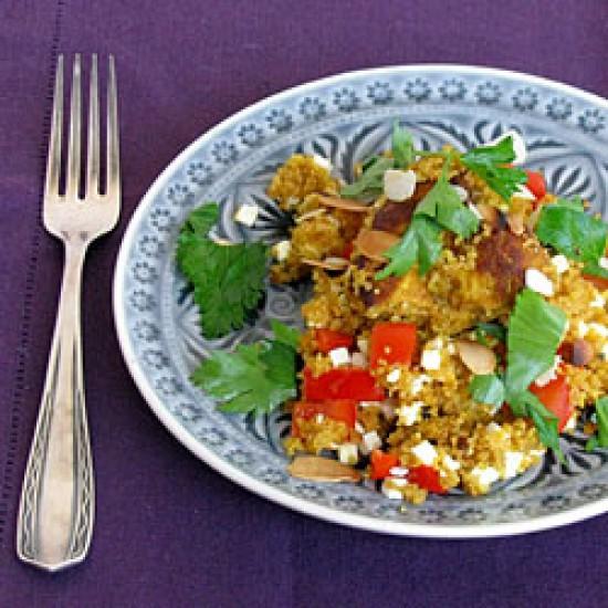 Rezeptbild: Marokkanische Hähnchenpfanne mit Couscous