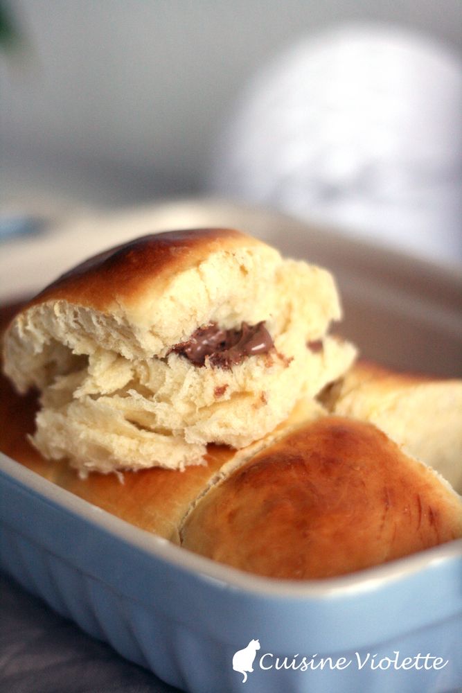 Rezeptbild: Brioche mit Schokoladenfüllung