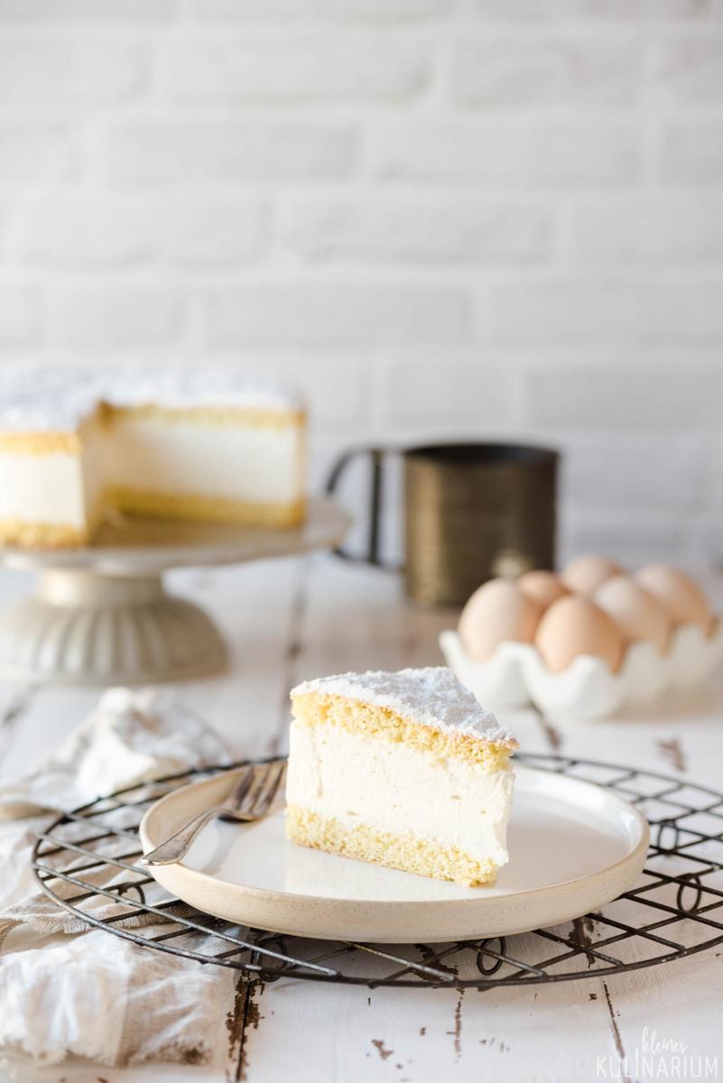 Rezeptbild: Cremige Käse-Sahne-Torte 