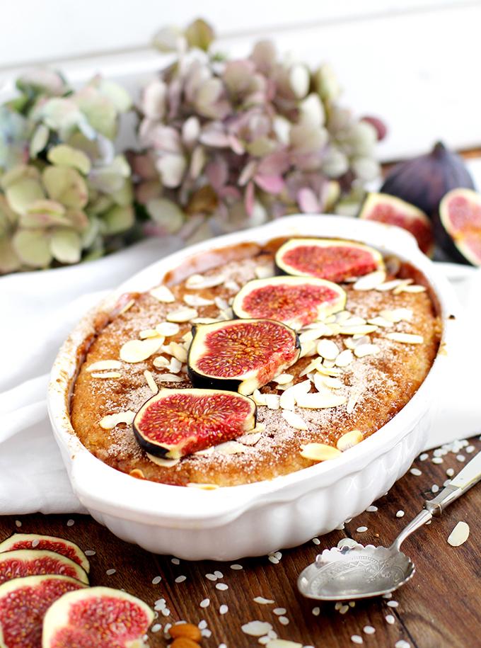 Rezeptbild: Milchreis Auflauf mit Feigenkompott