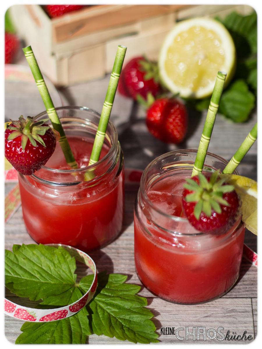 Rezeptbild: Erdbeerlimes