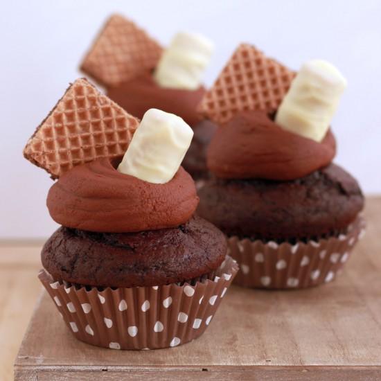 Rezeptbild: Chocolate Explosion Cupcakes