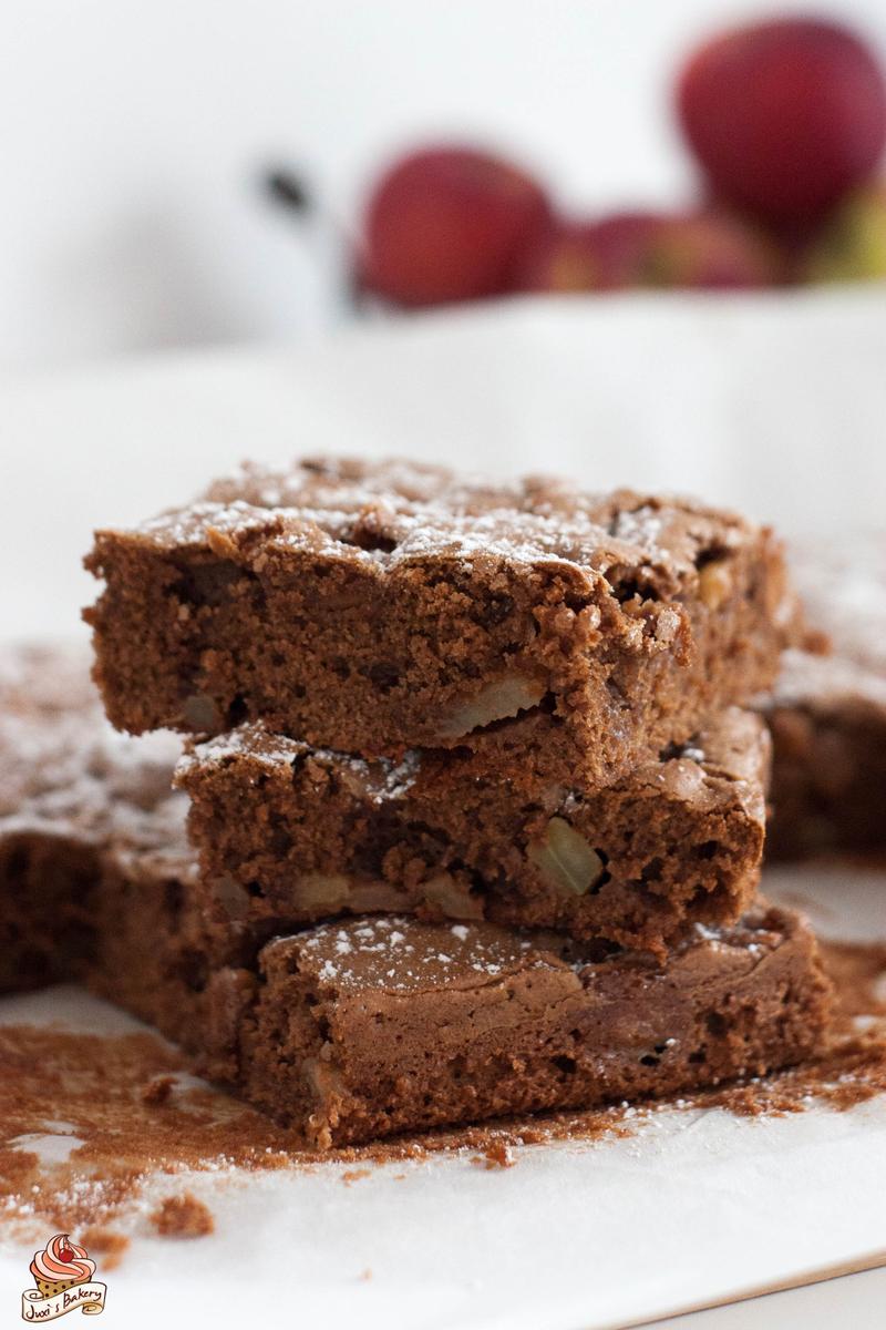 Rezeptbild: Apfel-Brownies
