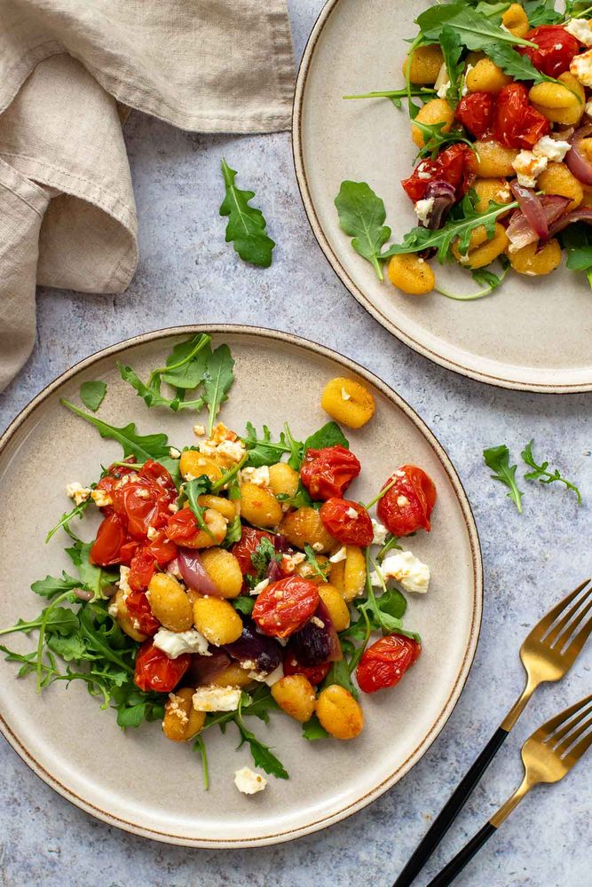 Rezeptbild: Ofen Gnocchi mit Tomaten und Feta