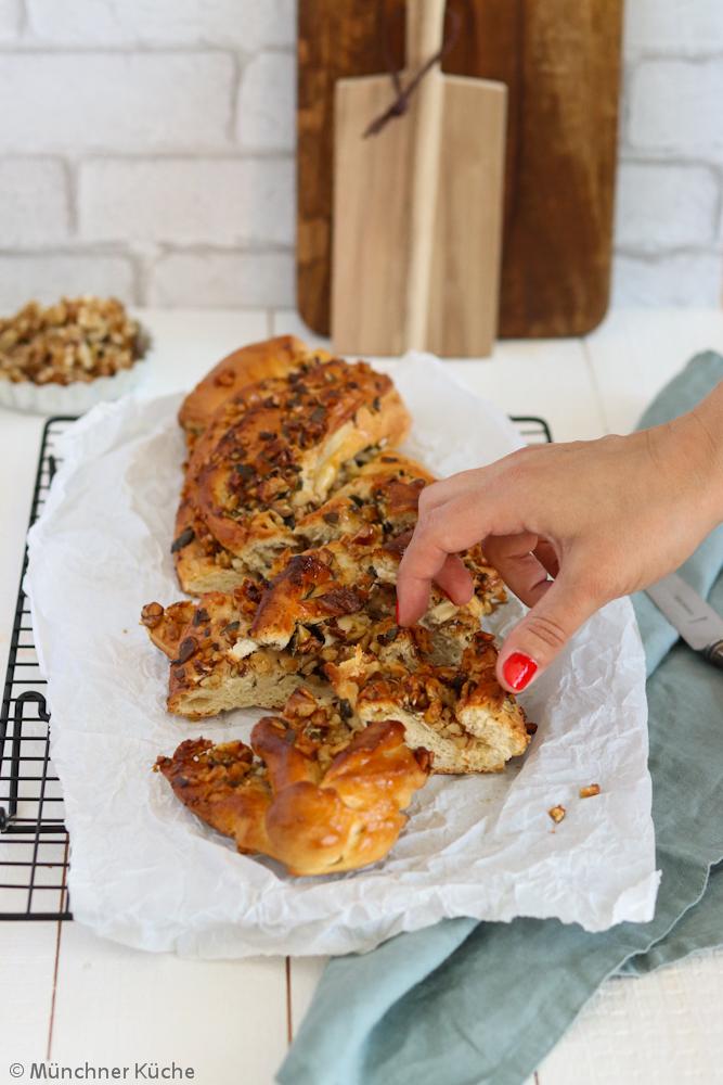 Rezeptbild: Veganer Nusszopf