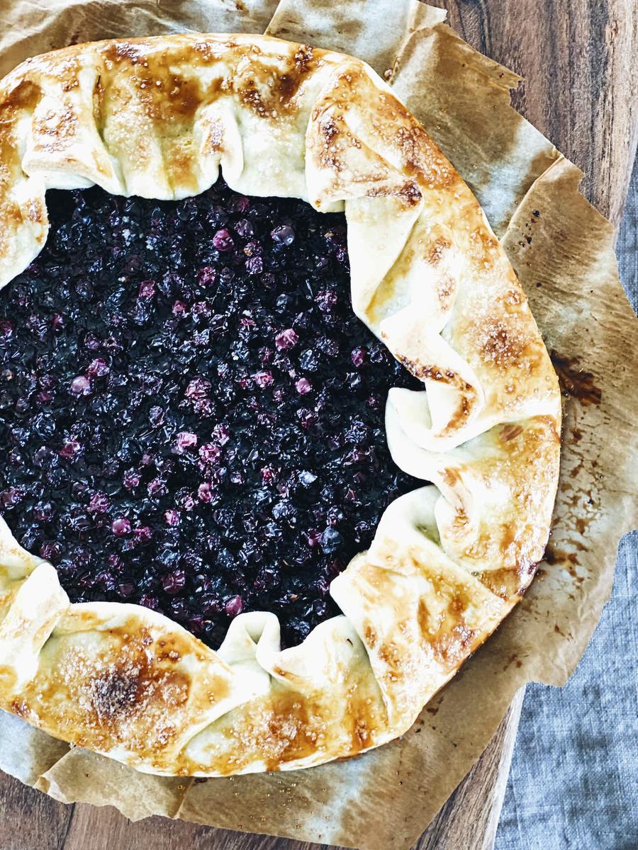 Rezeptbild: BLAUBEER-GALETTE