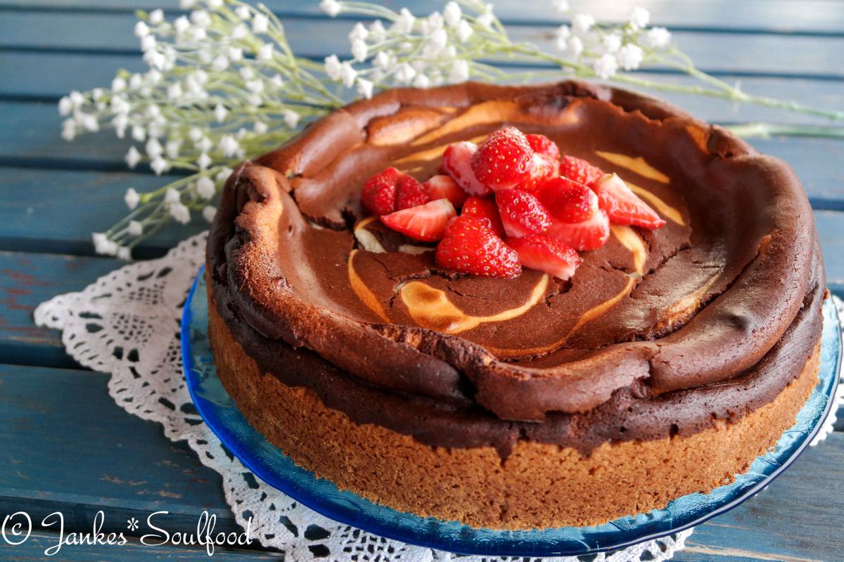 Rezeptbild: Zebra-Käsekuchen