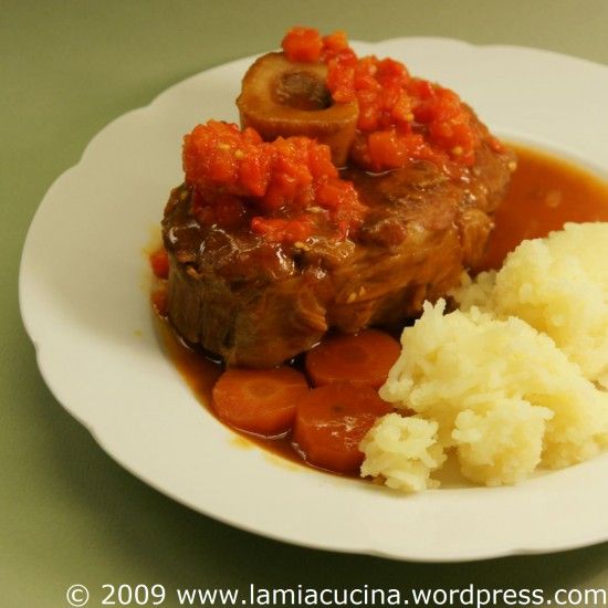 Rezeptbild: Kalbshaxe an Orangensauce und Chermoula