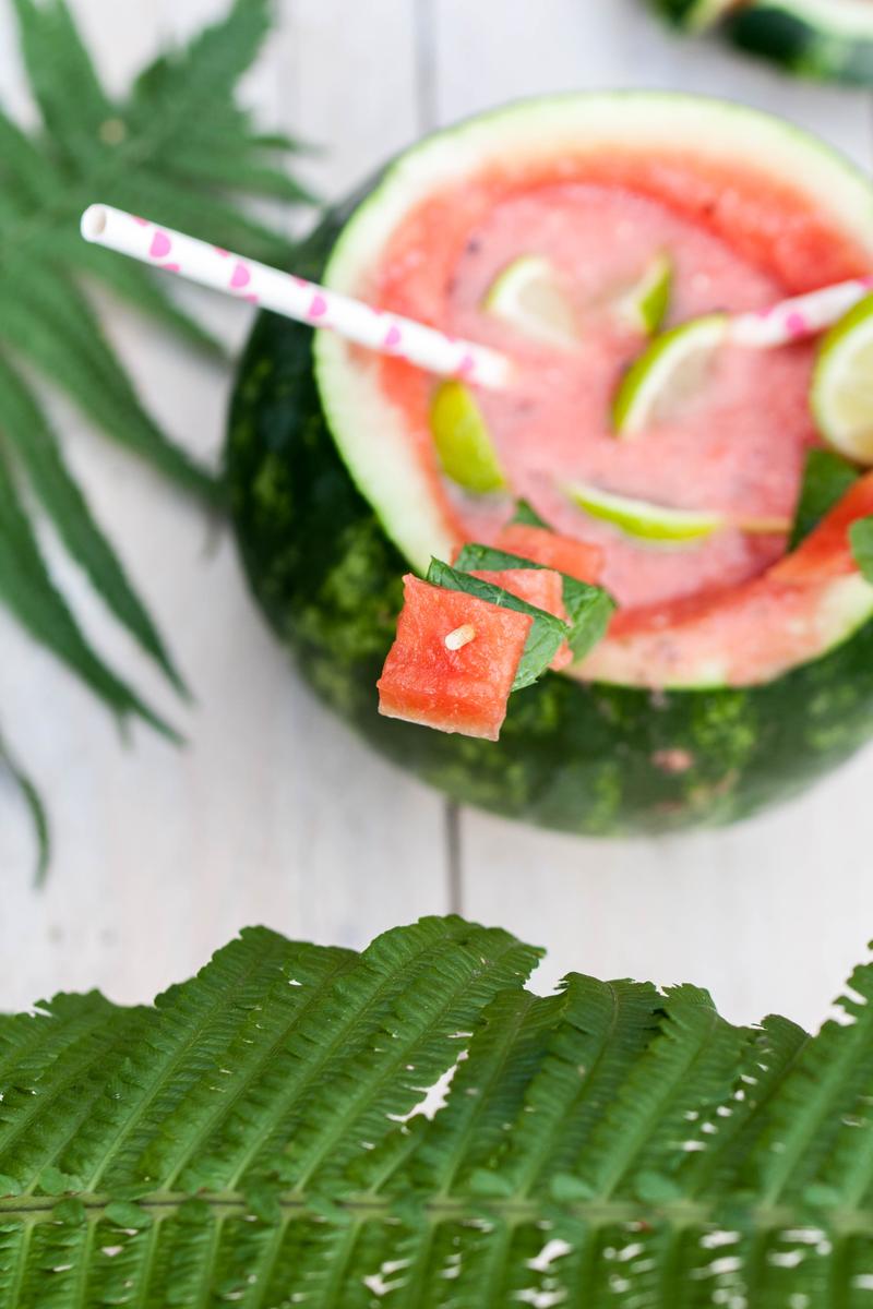 Rezeptbild: Melone Limetten Smoothie