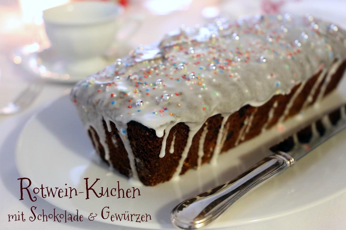 Rezeptbild: Rotweinkuchen