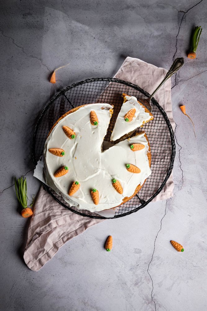 Rezeptbild: Veganer Möhrenkuchen