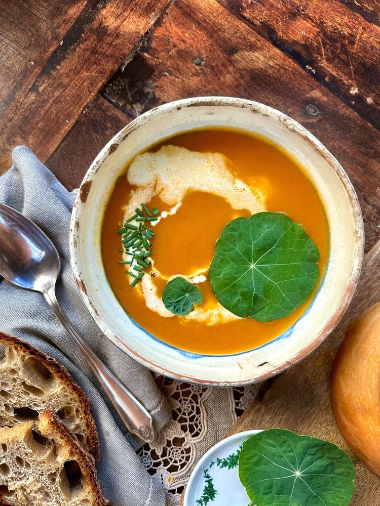 Rezeptbild: Cremige Kürbissuppe