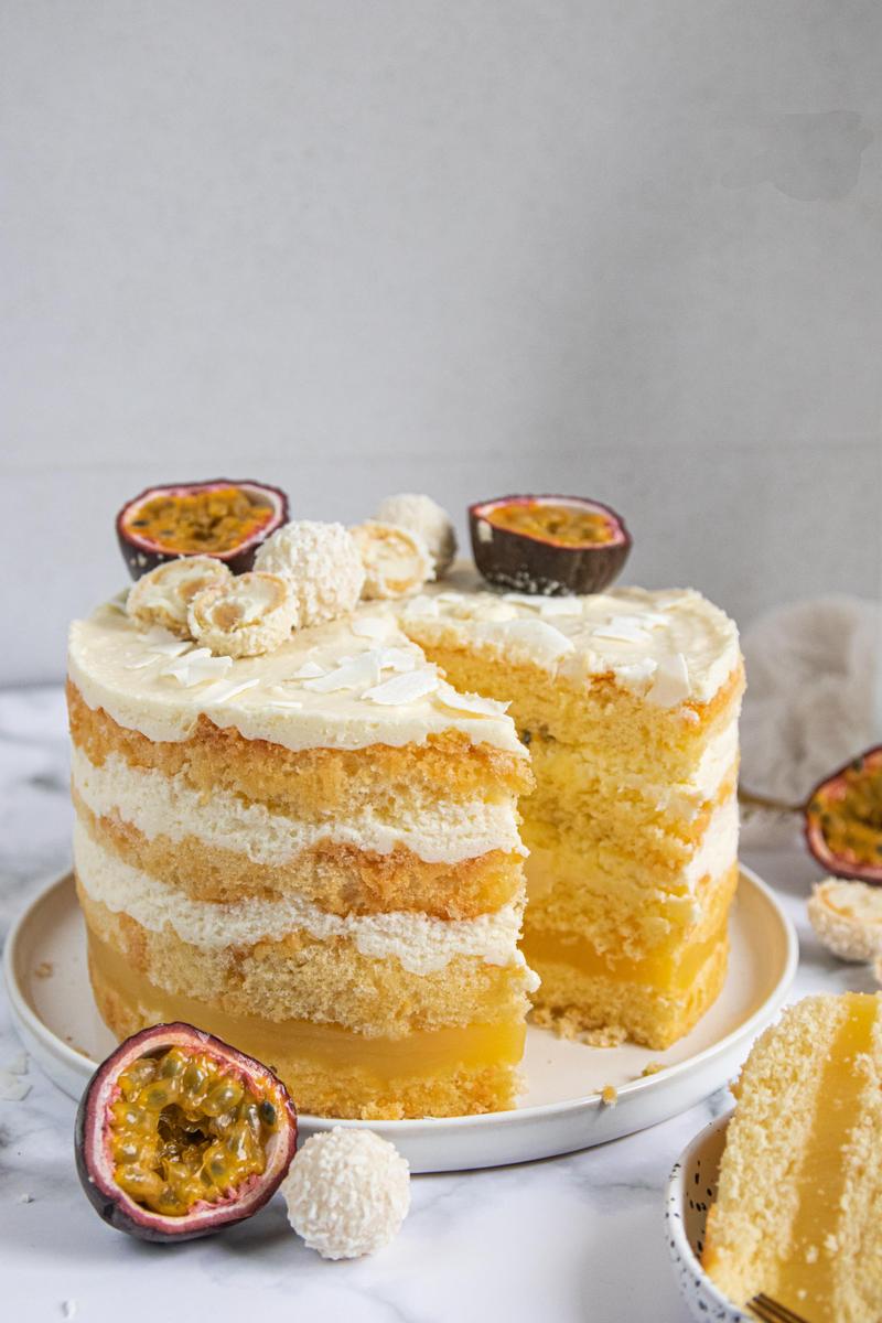 Rezeptbild: Malibu-Maracuja Torte