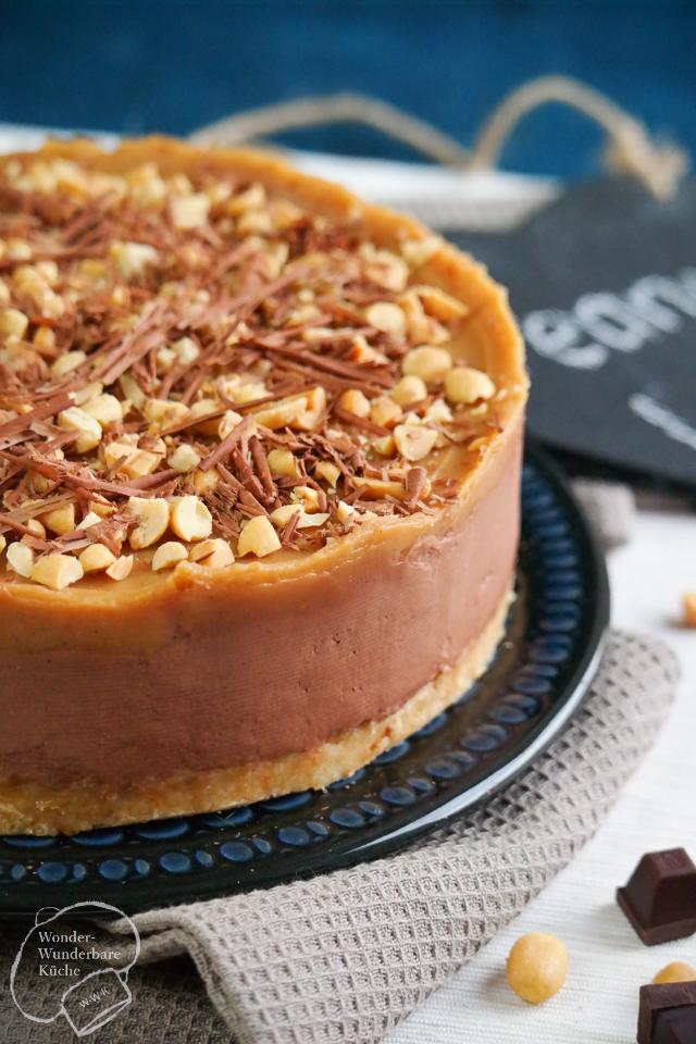 Rezeptbild: Peanut Butter Chocolate Cheesecake (no bake)