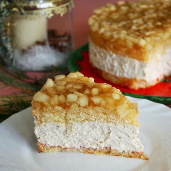 Rezeptbild: Winterapfel-Schmand Torte