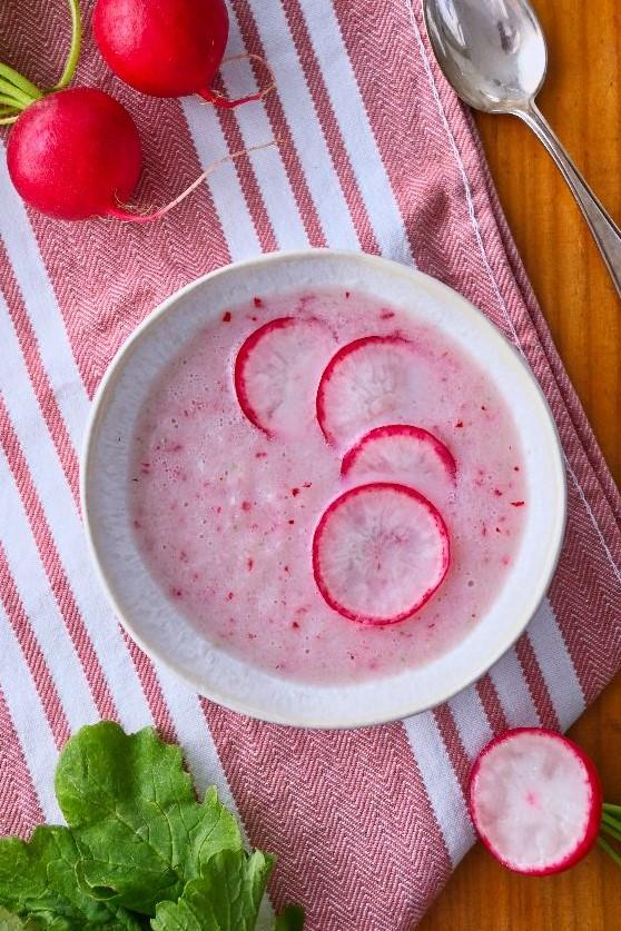 Rezeptbild: Kalte Radieschensuppe mit Buttermilch