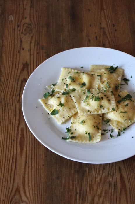 Rezeptbild: Ravioli mit Ziegenkäse