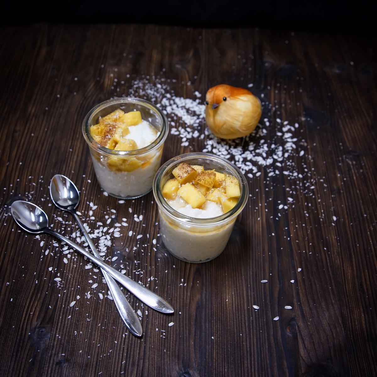 Rezeptbild: KOKOSMILCHREIS MIT MANGO