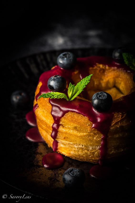 Rezeptbild: Blueberry Cream Cronuts