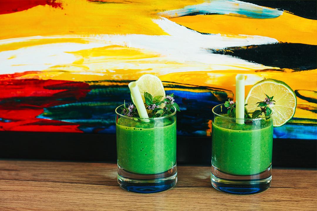 Rezeptbild: Smoothie Rezept - Grüner Smoothie - Exotisch und frisch